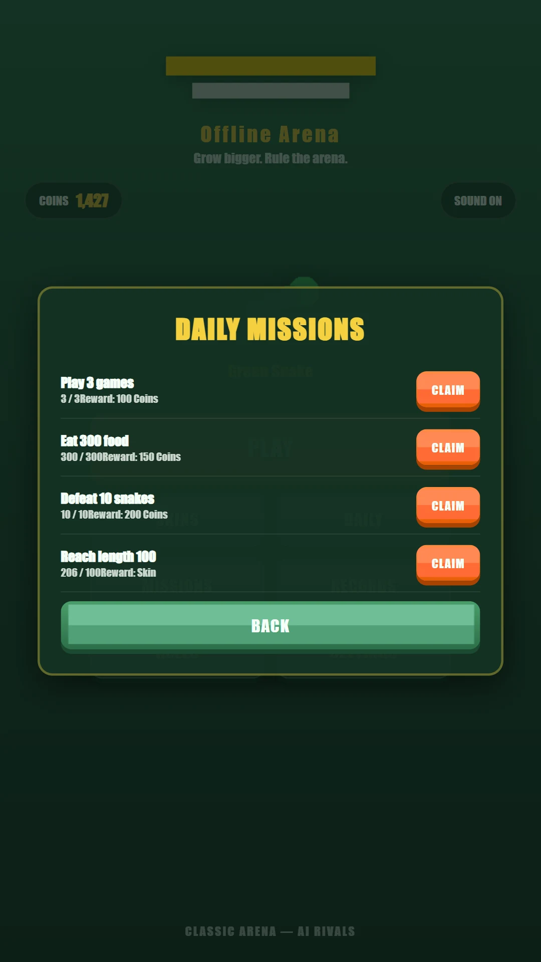 Snake Rush screenshot