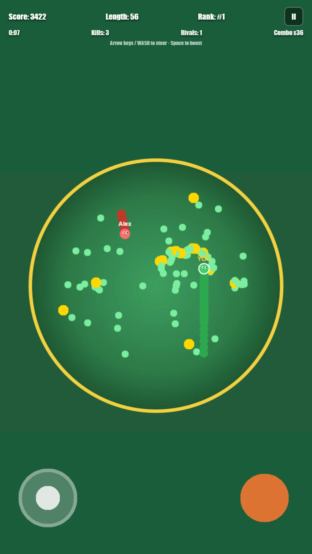 Snake Rush screenshot